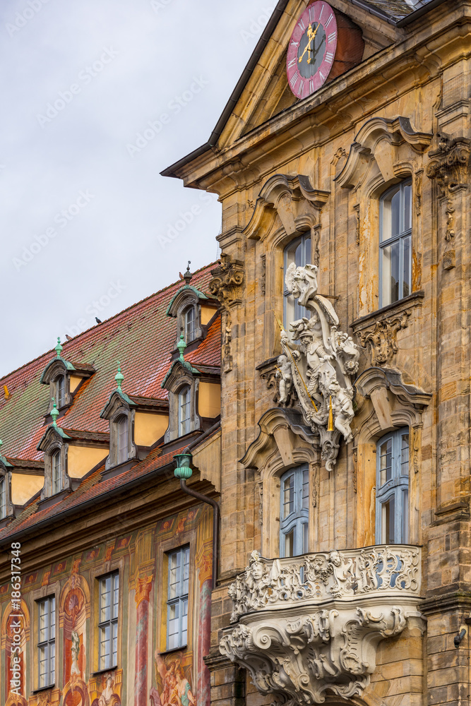 Fototapeta premium Das alte Rathaus in Bamberg