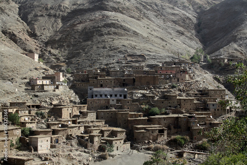 Plakat Village dans les montagnes - Maroc