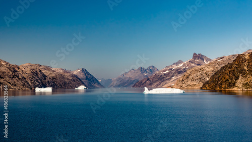Sailing Through Prince Christian Sound Greenland