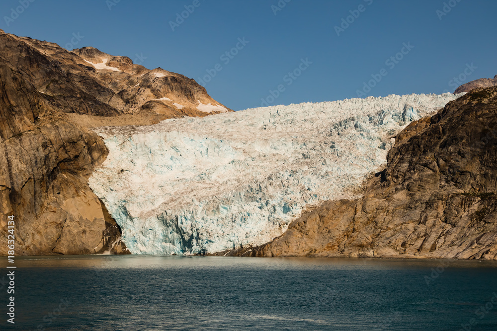 Perched Glacier in Prince Christian Sound Greenland