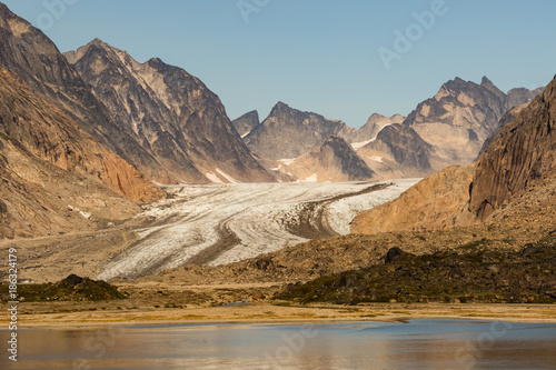 Glacier Prince Christian Sound Greenland