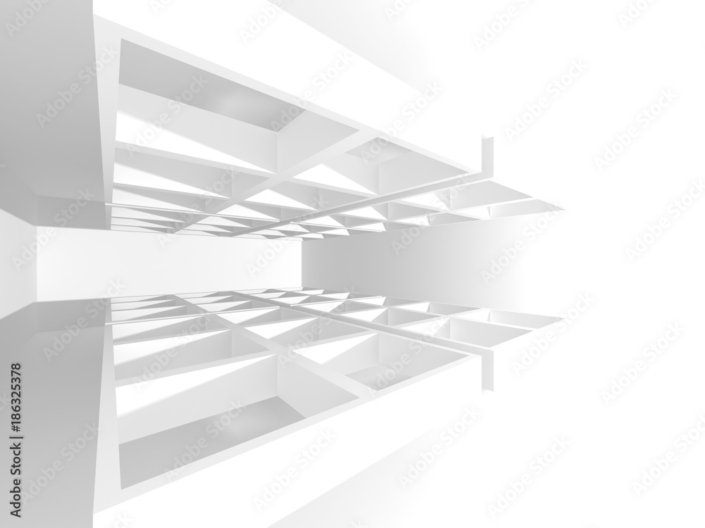 Abstract Modern White Architecture Background Abstract Modern White Architecture Background