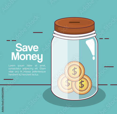 save money jar icon