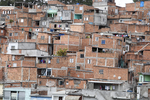 Slum, neighborhood of sao paulo, brazil © Casa.da.Photo