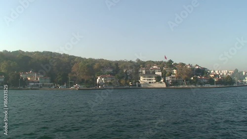 POV, cruise along Bosphorus coastline