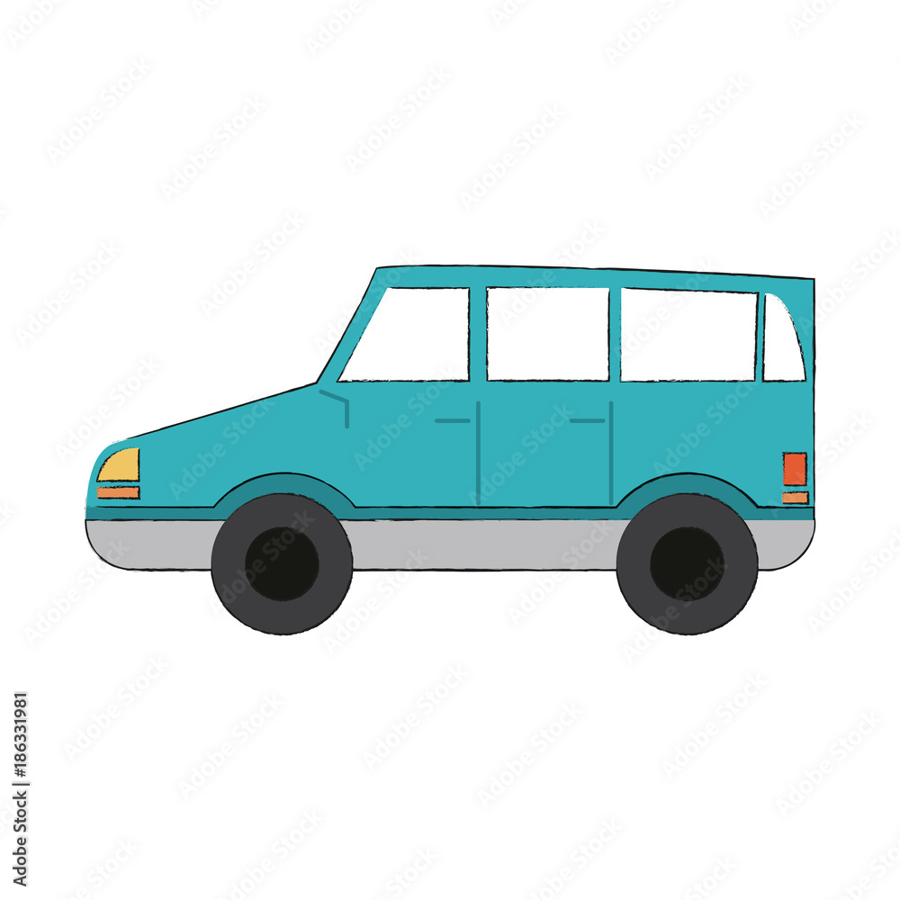 Car vehicle symbol icon vector illustration graphic design