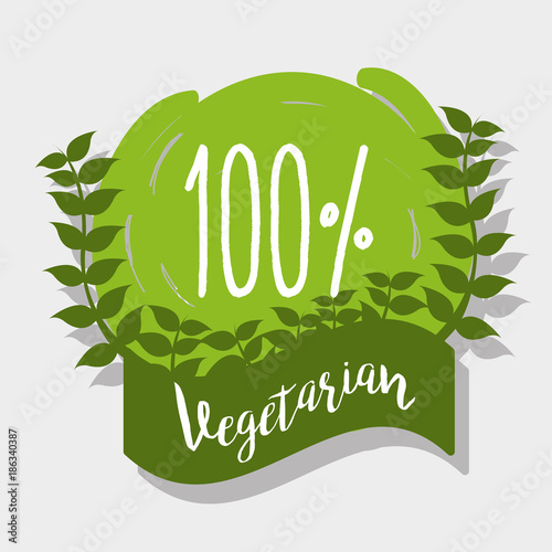 one hundred percent vegetarian food