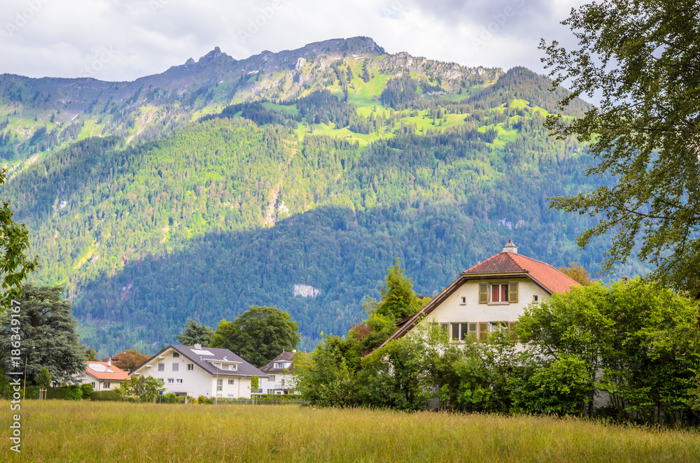 Beautiful landscape of Interlaken, Switzerland Beautiful landscape of Interlaken, Switzerland