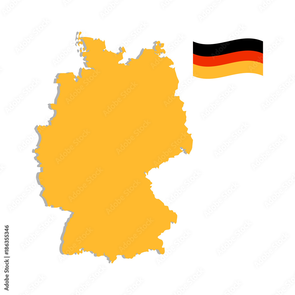 Obraz premium Abstract country map