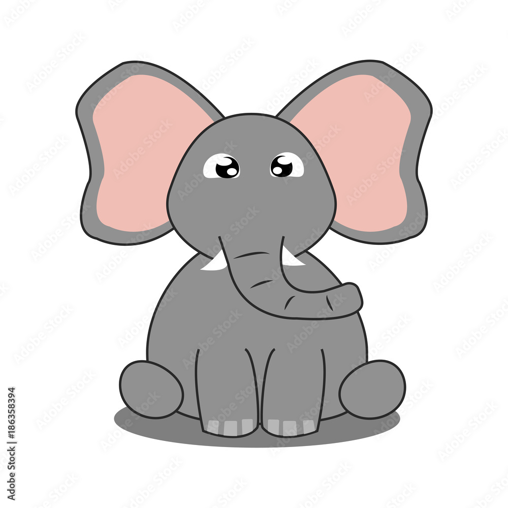 Obraz premium Abstract cute animal