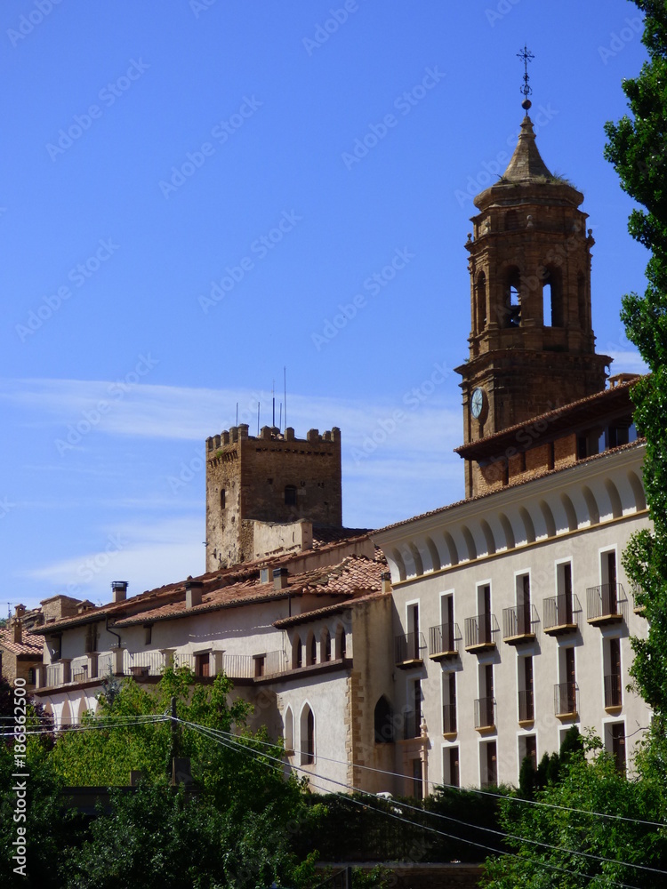 La Iglesuela del Cid, pueblo de la provincia de Teruel (Aragon,España)