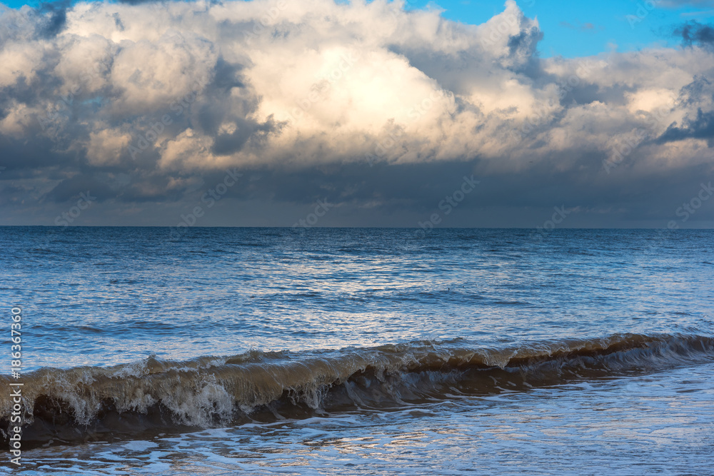 Cold and stormy Baltic sea in winter time. Cold and stormy Baltic sea in winter time.