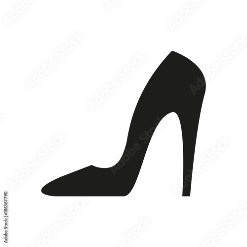 Heel black icon