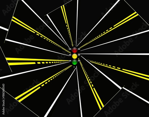 sooner or later, all roads lead to a traffic light. In advance, determine what kind of light you will get.