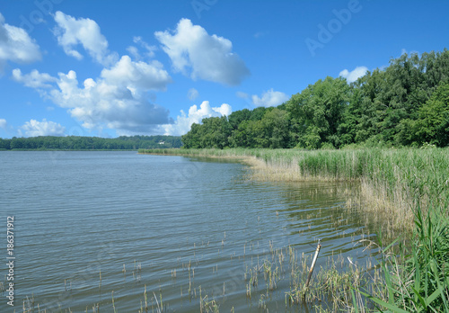 der Kölpinsee im gleichnamigen Ort auf der Insel Usedom,Ostsee,Mecklenburg-Vorpommern,Deutschland photo