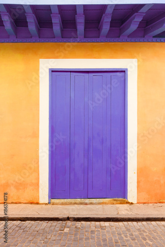 Photography Purple Door in Havana Cuba