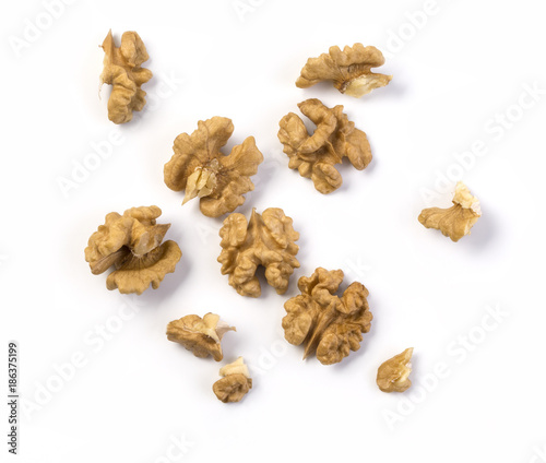 Walnuts kernel isolated