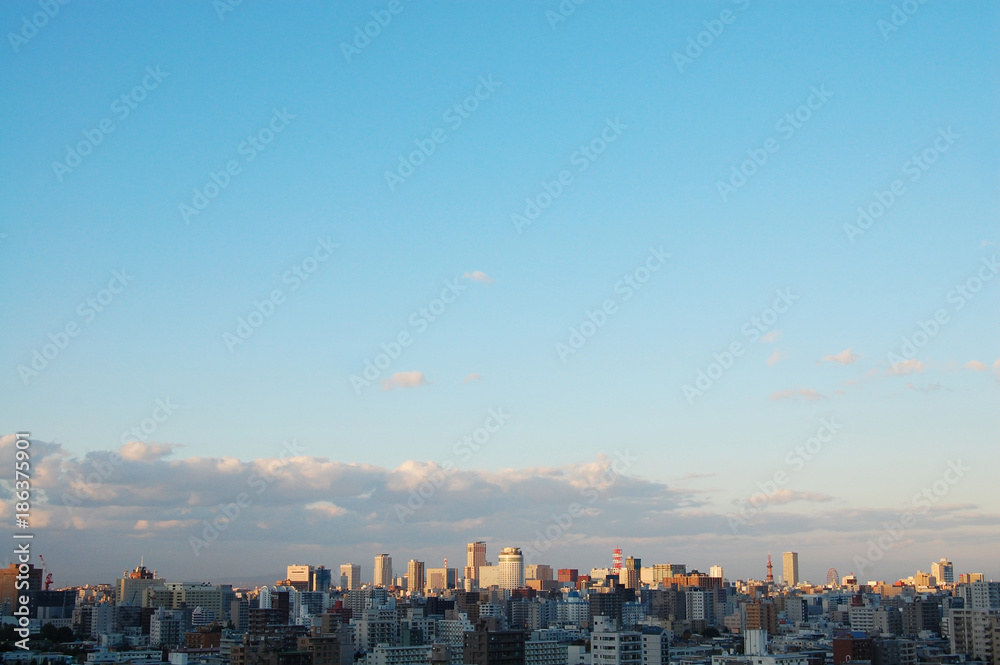 Fototapeta premium 北海道の札幌の町並み
