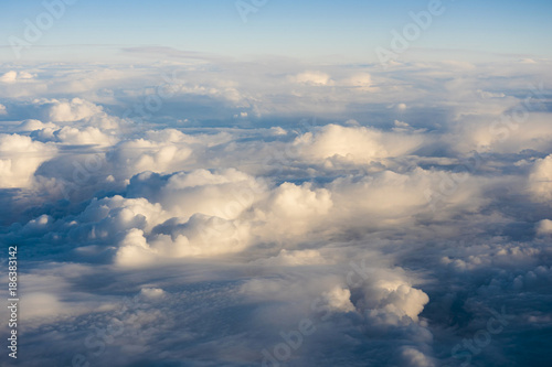 View over clouds from an airplane © Marko Rupena