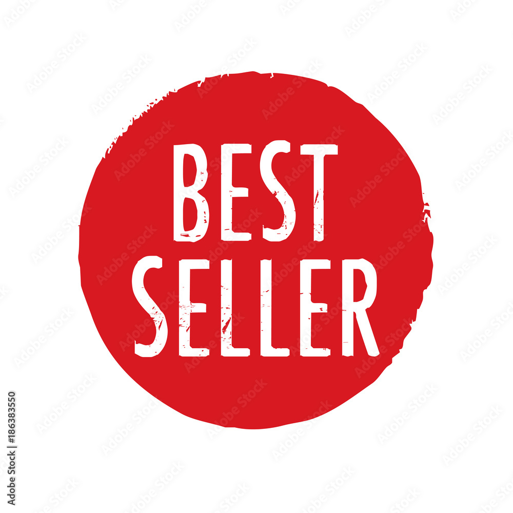 Red stamp with text Best Seller. Vector Illustration. Red stamp with text Best Seller. Vector Illustration.