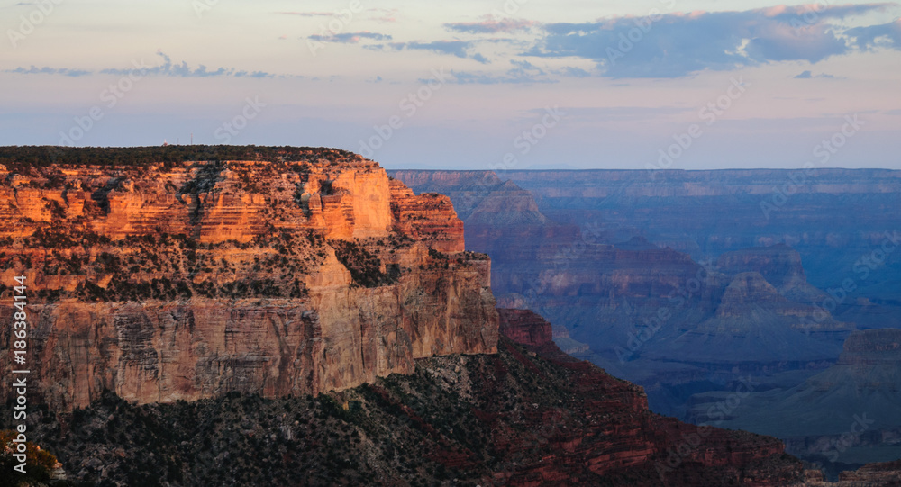 Sunrise over the Grand Canyon