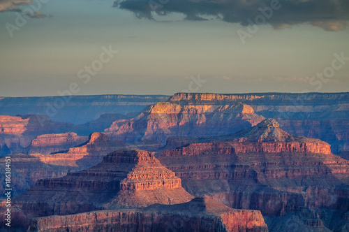 Sunrise over the Grand Canyon
