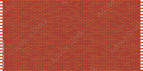 MUR DE BRIQUES ROUGE