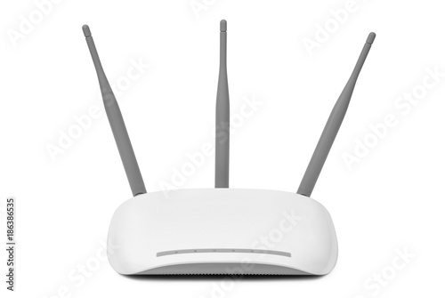Obraz na płótnie Access point device isolated on white background