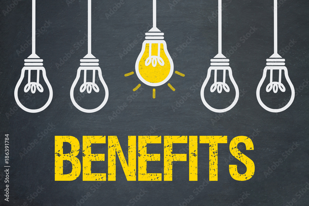 Naklejka premium Benefits