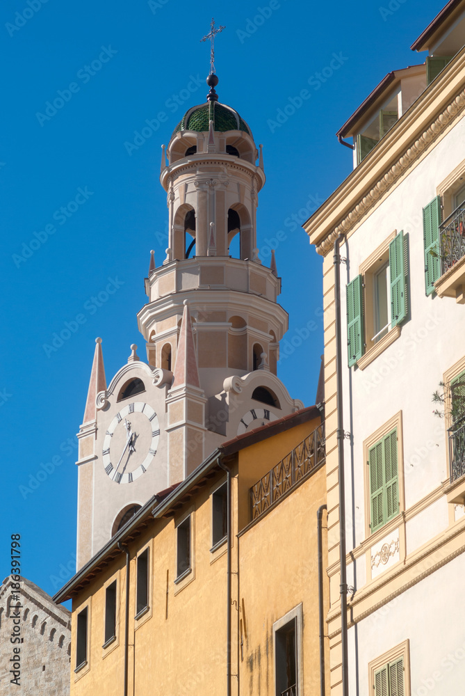 San Siro bell tower. Italy, Liguria, Sanremo