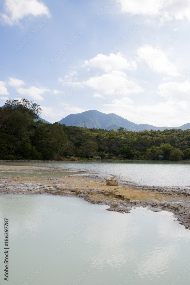 Tecuamburro Volcano, volcanic crater lake in Guatemala Tecuamburro Volcano, volcanic crater lake in Guatemala