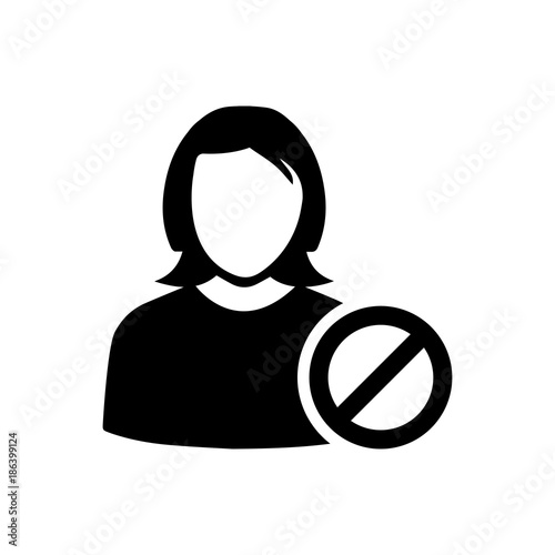 Block Account Icon