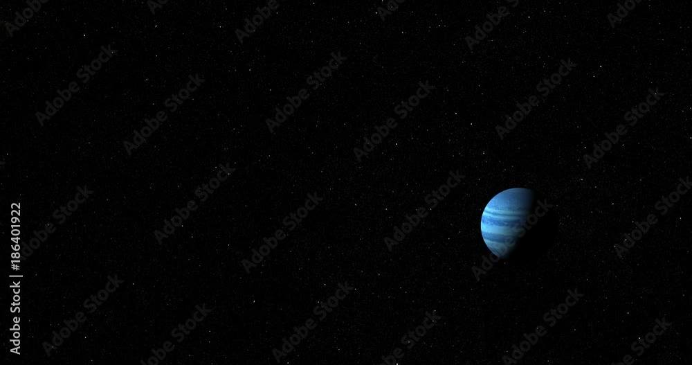 Camera pans back toward the sun as it passes theoretical gas giant Plant 9. Reversible, can be rotated 180 degrees. Data: NASA/JPL Camera pans back toward the sun as it passes theoretical gas giant Plant 9. Reversible, can be rotated 180 degrees. Data: NASA/JPL