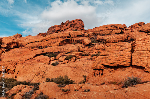 Landscape of Red Rocks at Red Rock Canyon, USA