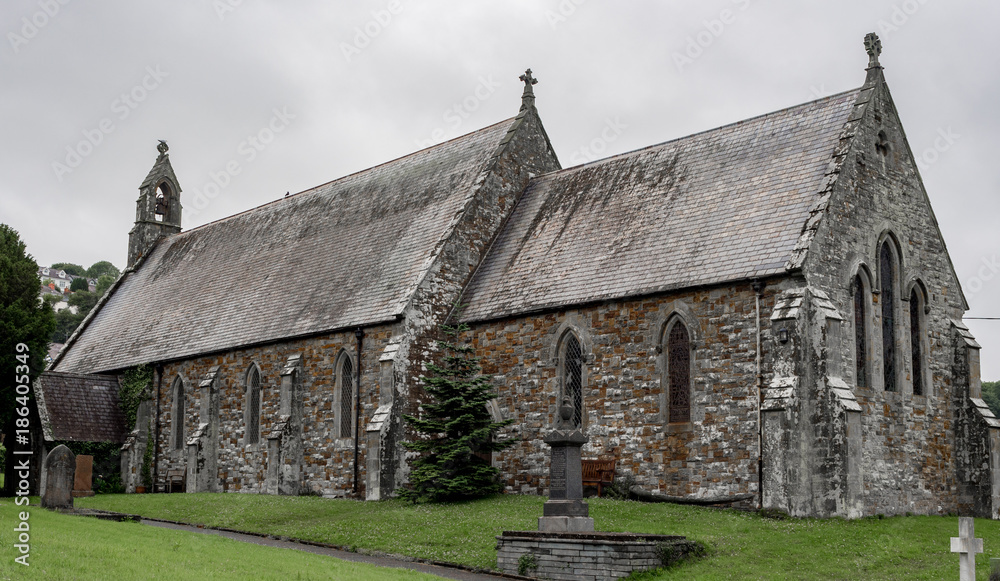 Beautiful architecture of St Dogmaels Abbey, St Dogmaels, Pembrokeshire, Wales, UK Beautiful architecture of St Dogmaels Abbey, St Dogmaels, Pembrokeshire, Wales, UK