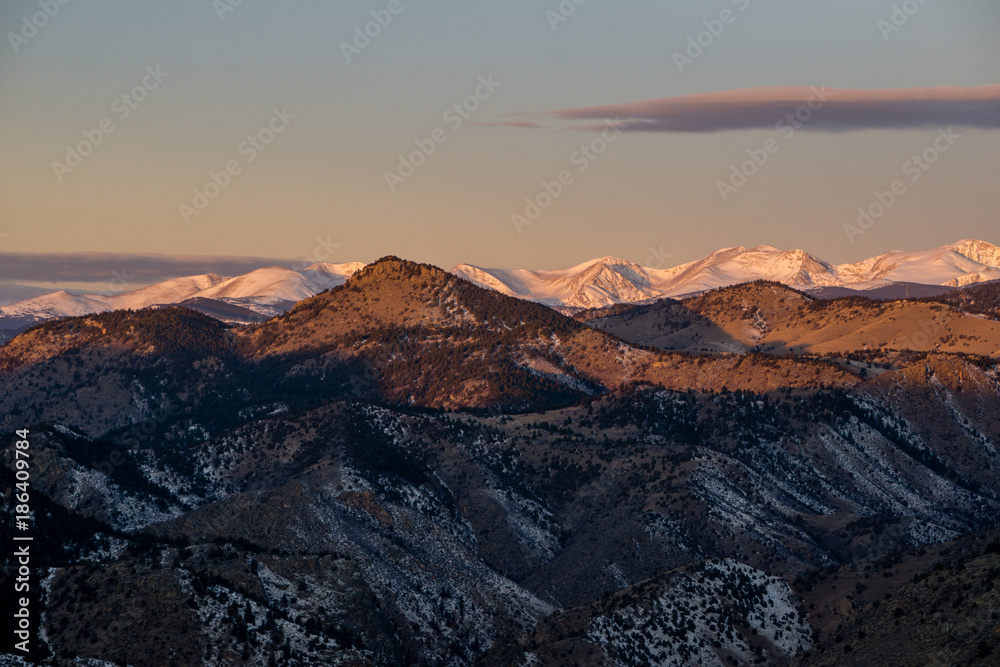 Mountains West of Golden, Colorado