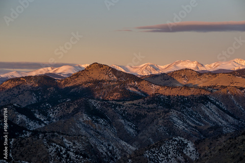 Mountains West of Golden  Colorado