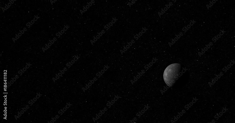Camera pans back toward the sun as it passes Mercury. Reversible, can be rotated 180 degrees. Data: NASA/JPL Camera pans back toward the sun as it passes Mercury. Reversible, can be rotated 180 degrees. Data: NASA/JPL