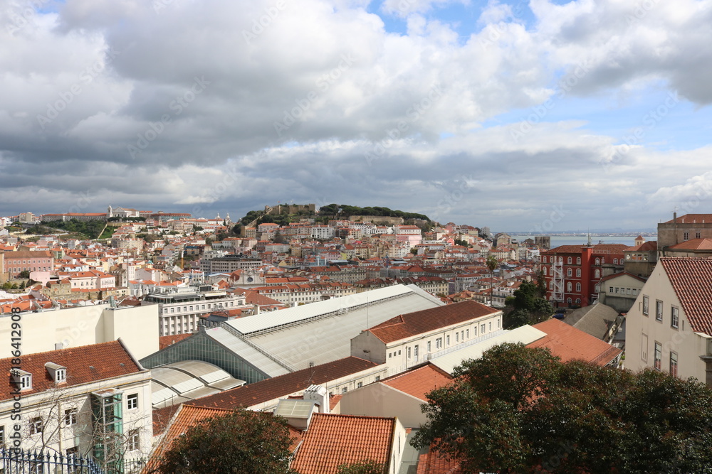 Blick über Lissabon