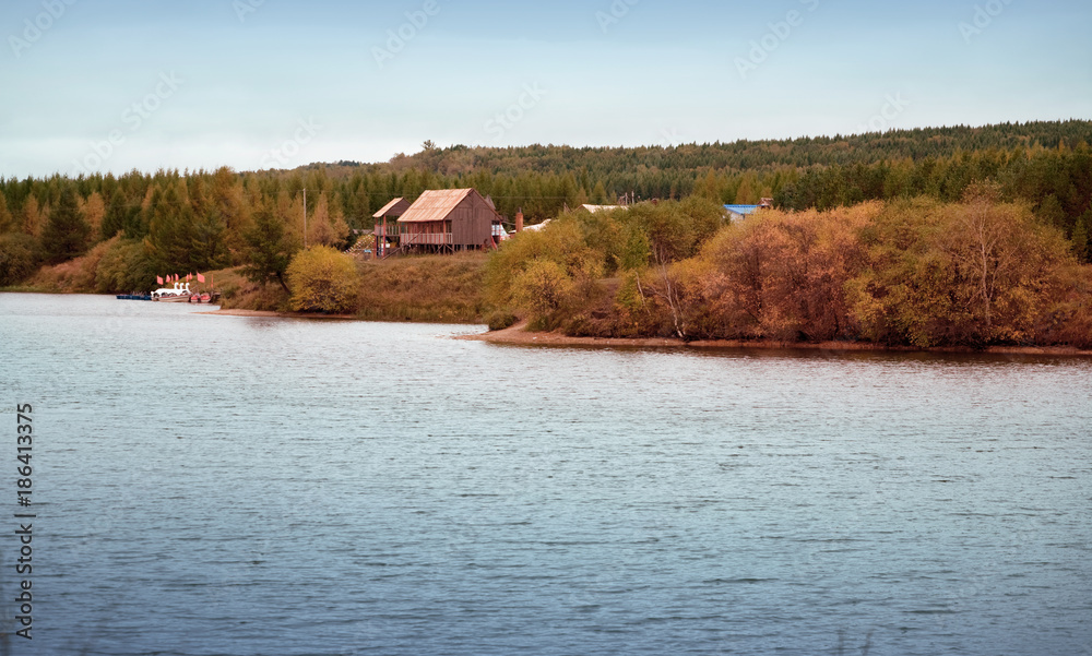 Obraz premium landscape of the Bashang grassland in Hebei, China
