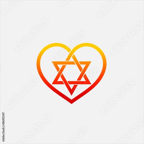 Jewish Love Vector