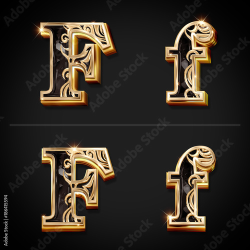 3dテキスト アルファベット F Stock イラスト Adobe Stock