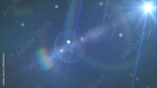 abstract motion graphic solar lens flare background