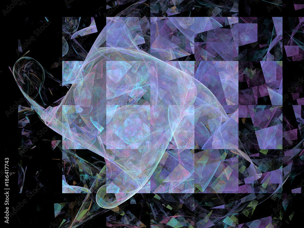 Obraz premium abstract fractal background