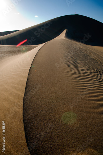 The scenery of desert in Ejina, Inner Mongolia, China