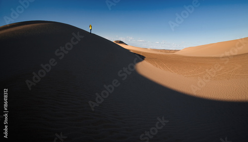The scenery of desert in Ejina, Inner Mongolia, China