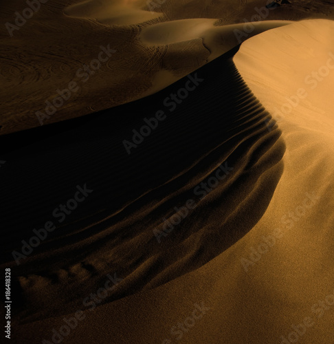 The scenery of desert in Ejina, Inner Mongolia, China