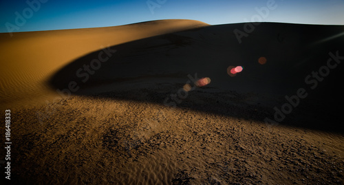 The scenery of desert in Ejina, Inner Mongolia, China