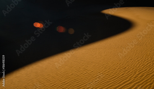 The scenery of desert in Ejina, Inner Mongolia, China