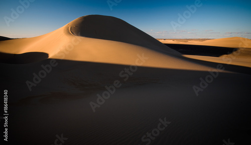 The scenery of desert in Ejina, Inner Mongolia, China